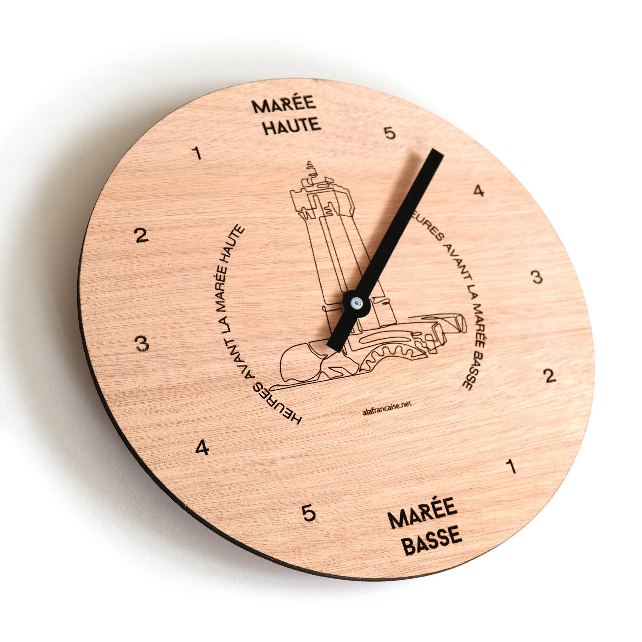 Horloge De Marée Pqahffowr - Cadran Cuivre Marine 115 Mm - Pour Bateau, Décoration Murale Ou Station Météo